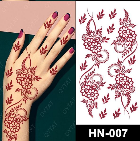 Pochoirs Tatouage Henné Main