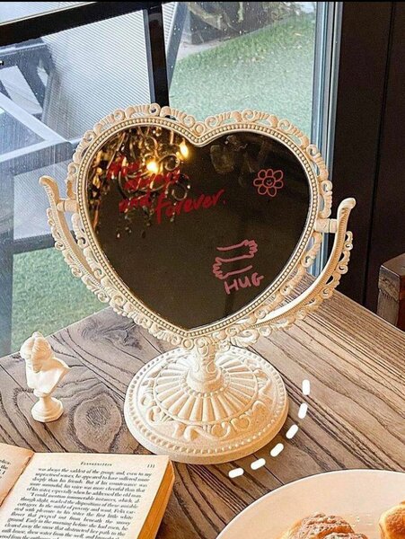 Miroir Coeur Décoratif Romantique