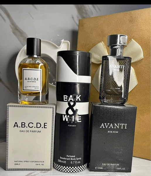 Parfum Homme A.B.C.D.E & Avanti & Back & White