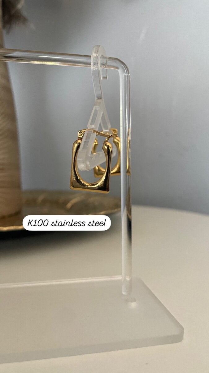 Stainless steel earrings