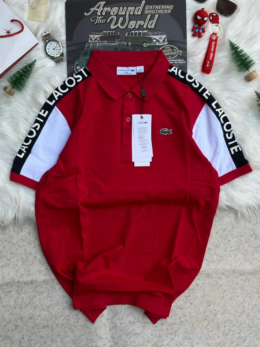 Polos colorés homme