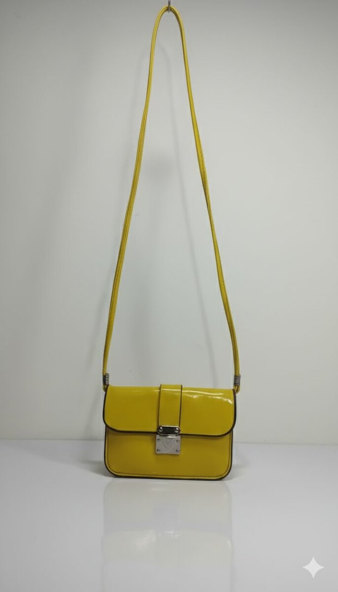 Sac bandoulière jaune élégant