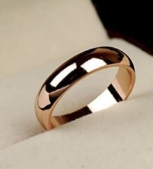 High Qualtiy Trendy Gold Plated Simple Ring For Girls & Women
