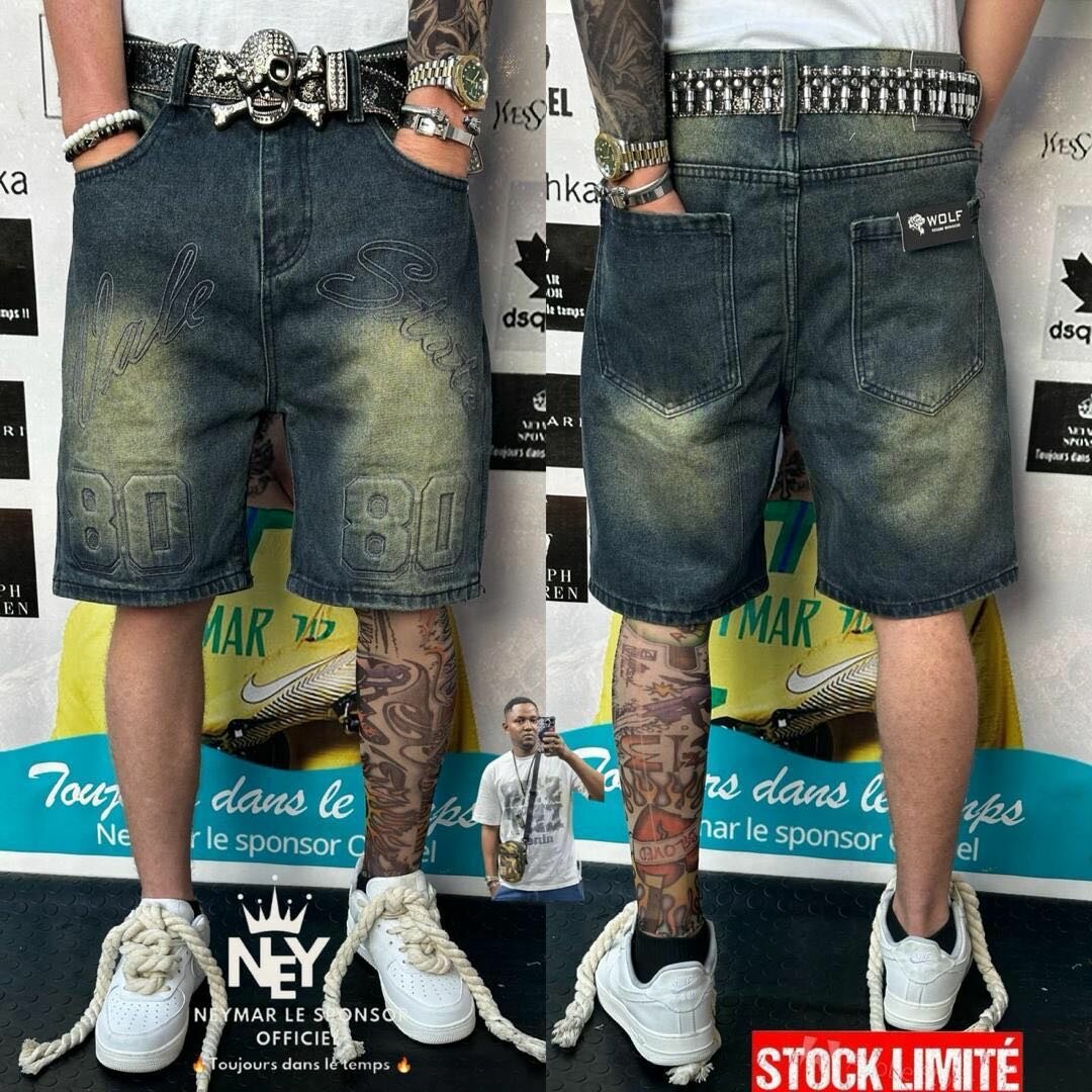 Shorts en jean tendance homme