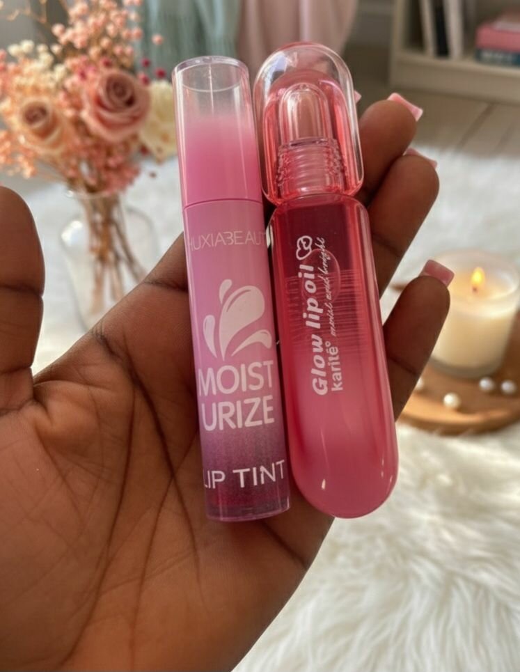 Ensemble teinté et huile à lèvres