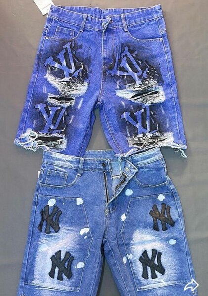 Shorts en jean décontractés