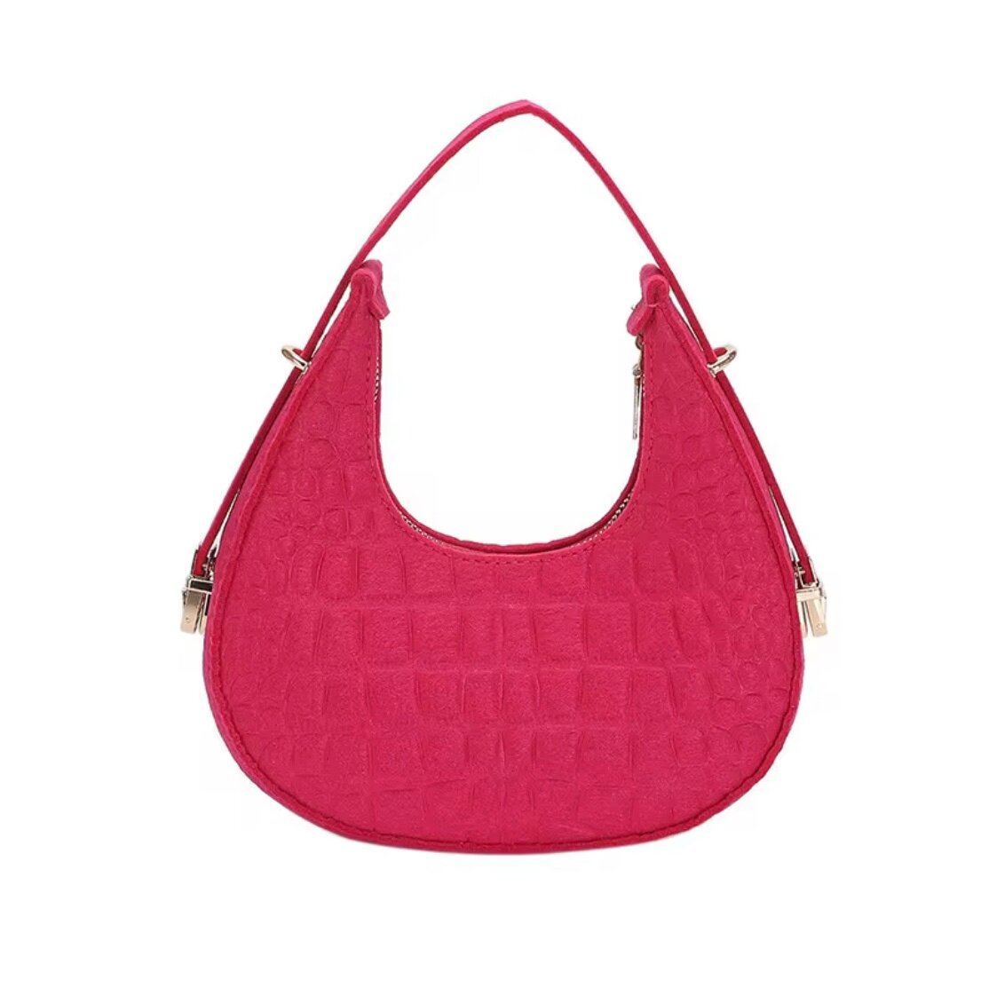 Sac à main demi-lune chic