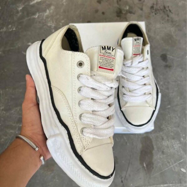 Sneakers blancs à lacets