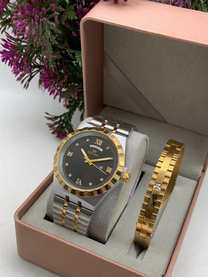 Mens Watch and Bracelet