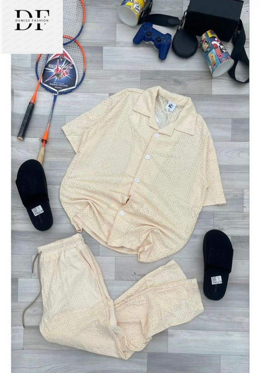 Pyjama en coton doux unisexe