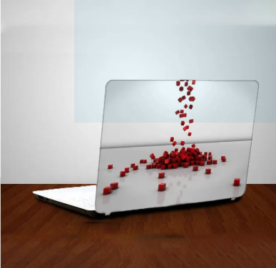 Red Cubes Laptop Back Skin Sticker-Laptop Back Skin-Laptop Skin Vinyl Sticker Decal, 14.6 15 15.4 15.6 inch Laptop Skin Sticker Cover For All Laptops