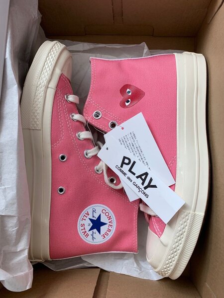 Baskets roses tendance