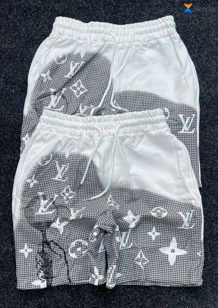 Shorts homme luxe Yankees et Louis Vuitton