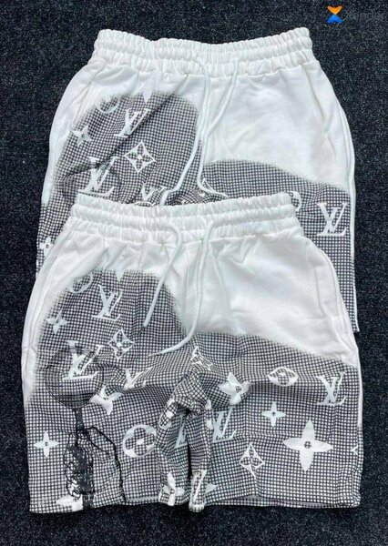 Shorts homme luxe Yankees et Louis Vuitton