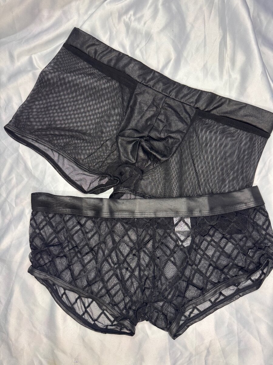 Lot de boxers masculins en dentelle