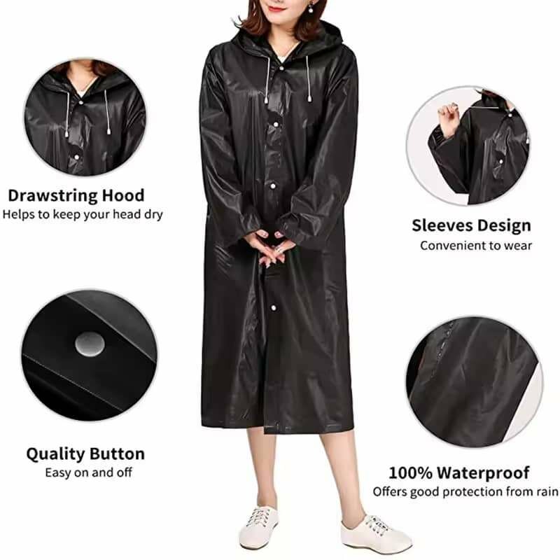 Imperméable unisexe durable