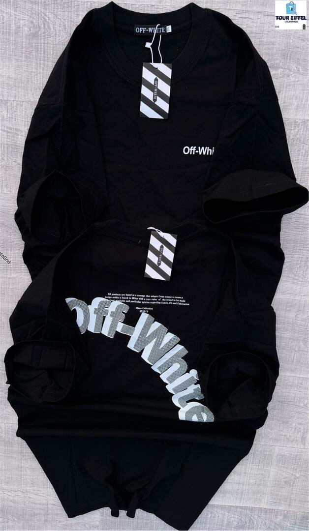 T-shirts Noir Graphiques Style Urbain