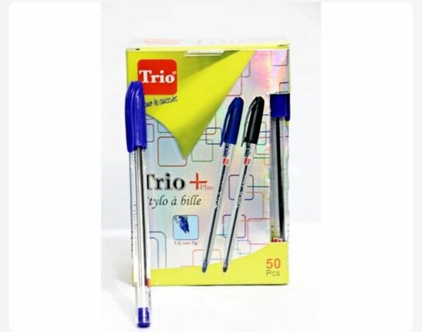 Stylo à bille Trio Plus 50 pcs