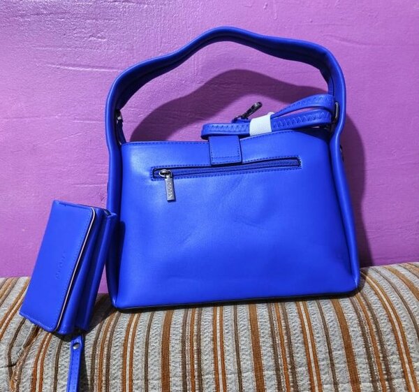 Sac à main femme luxe bleu