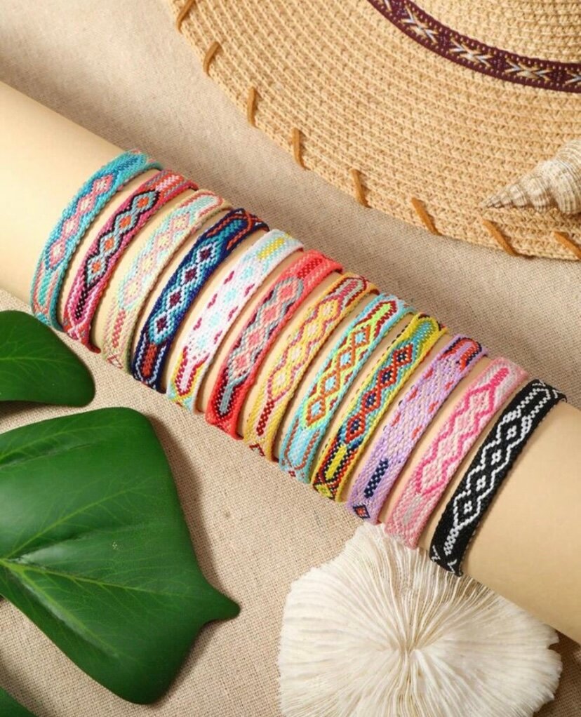 Bracelets bohème multicolores