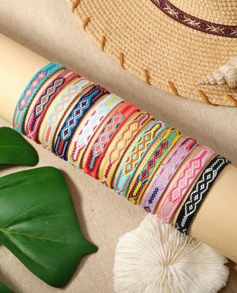Bracelets bohème multicolores