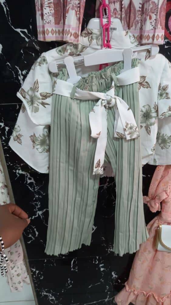 Ensemble Fille Fleuri Chic