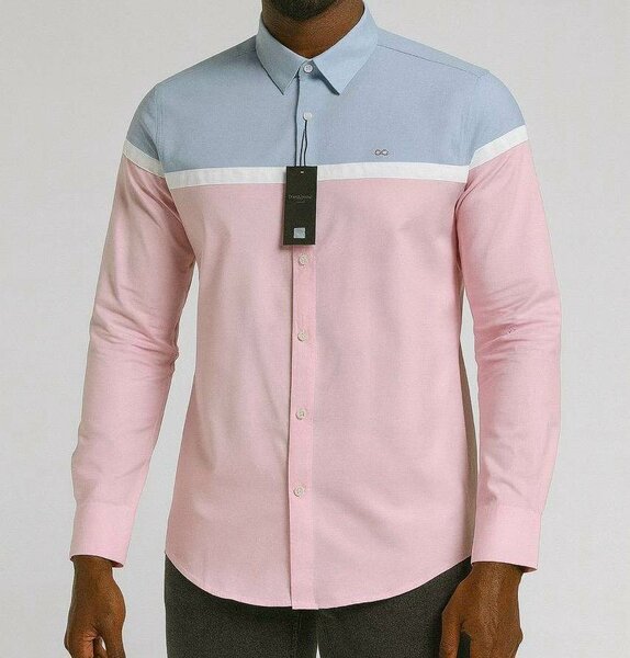 Chemise Bicolore Élégante Homme