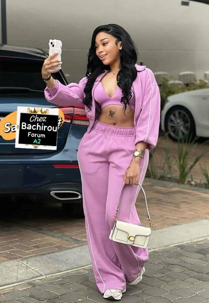 Ensemble athlétique rose femme