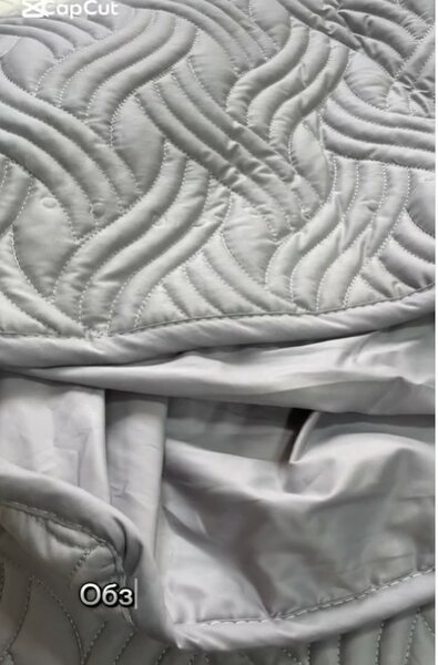 Наматрасник серый