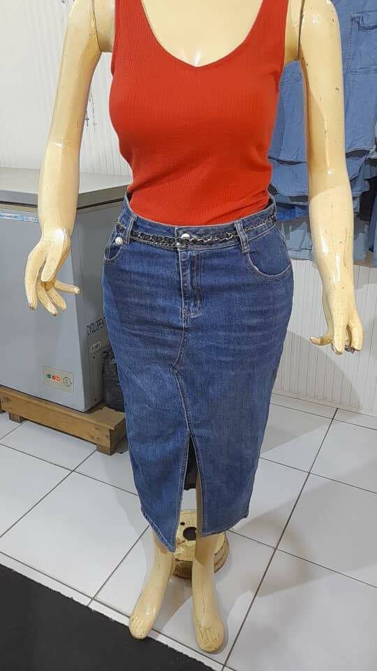 Jupe jeans et culotte jeans