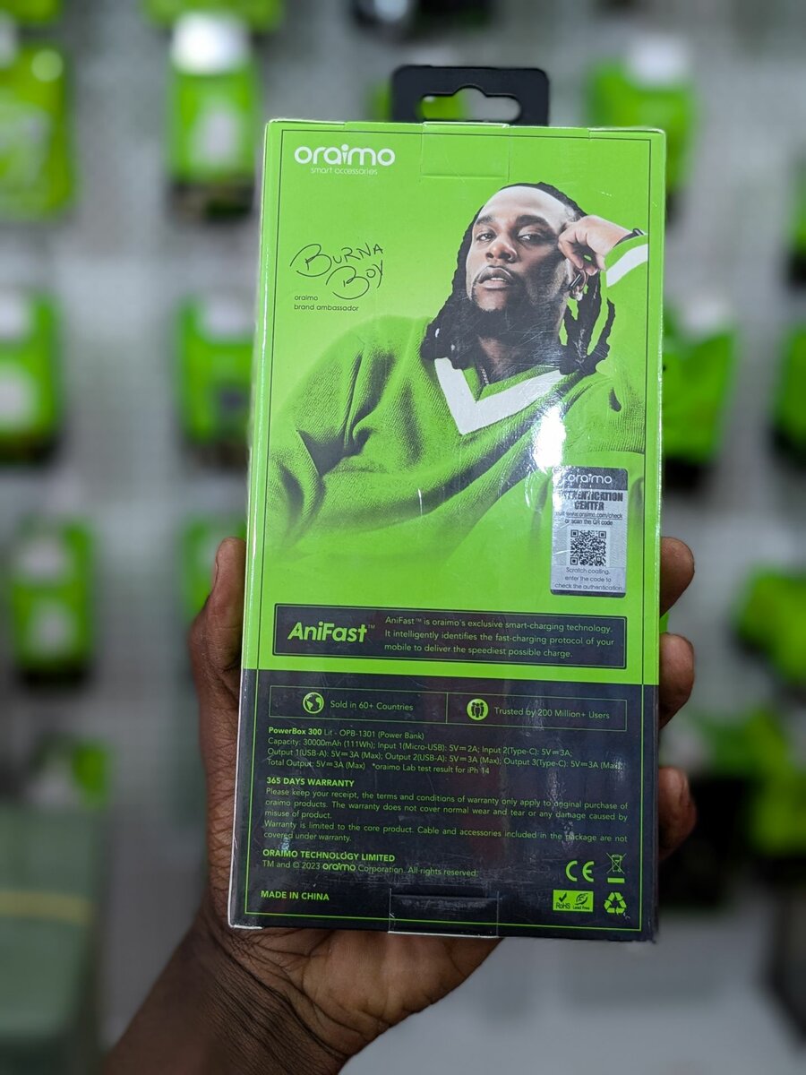 Oraimo 30000mah power bank