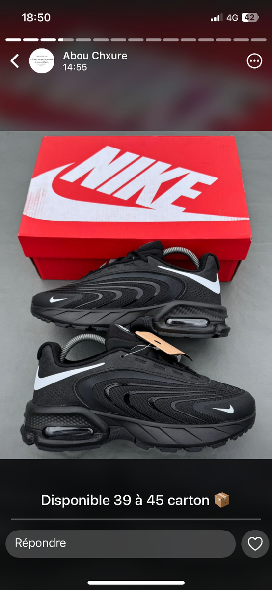 Nike - Baskets Air Max Noires