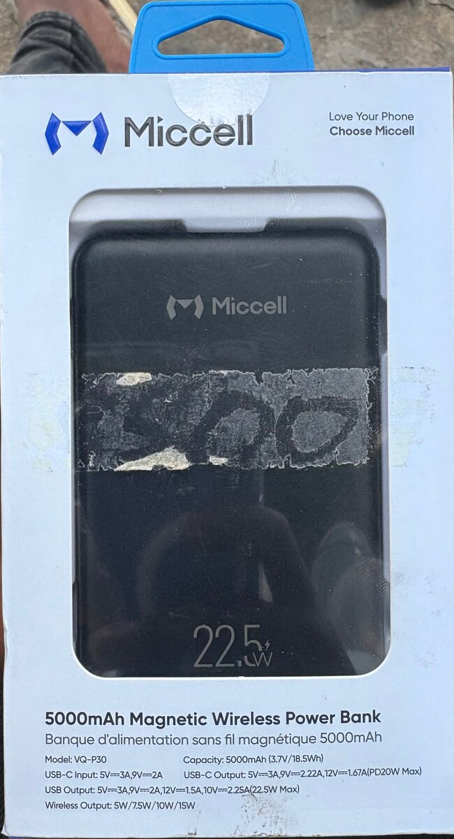 Power Bank Magnétique 5000mAh