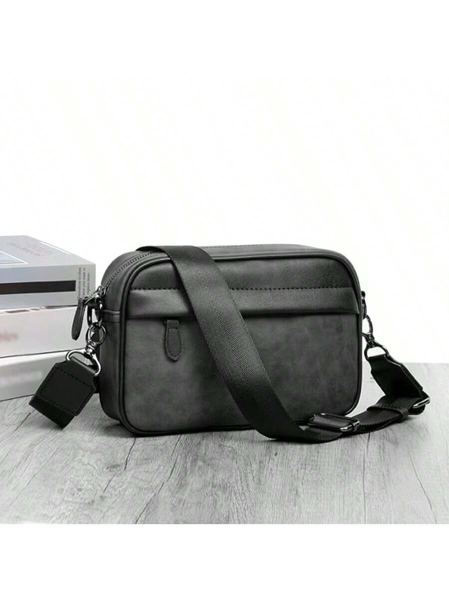 Sac bandoulière noir pour homme