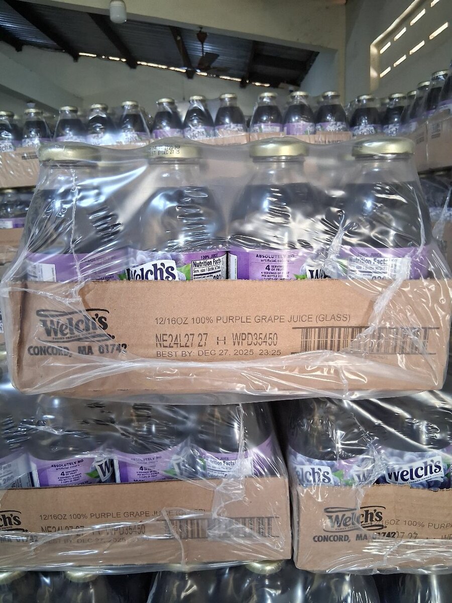 Welch 100% concord grape juice (12 in 1)