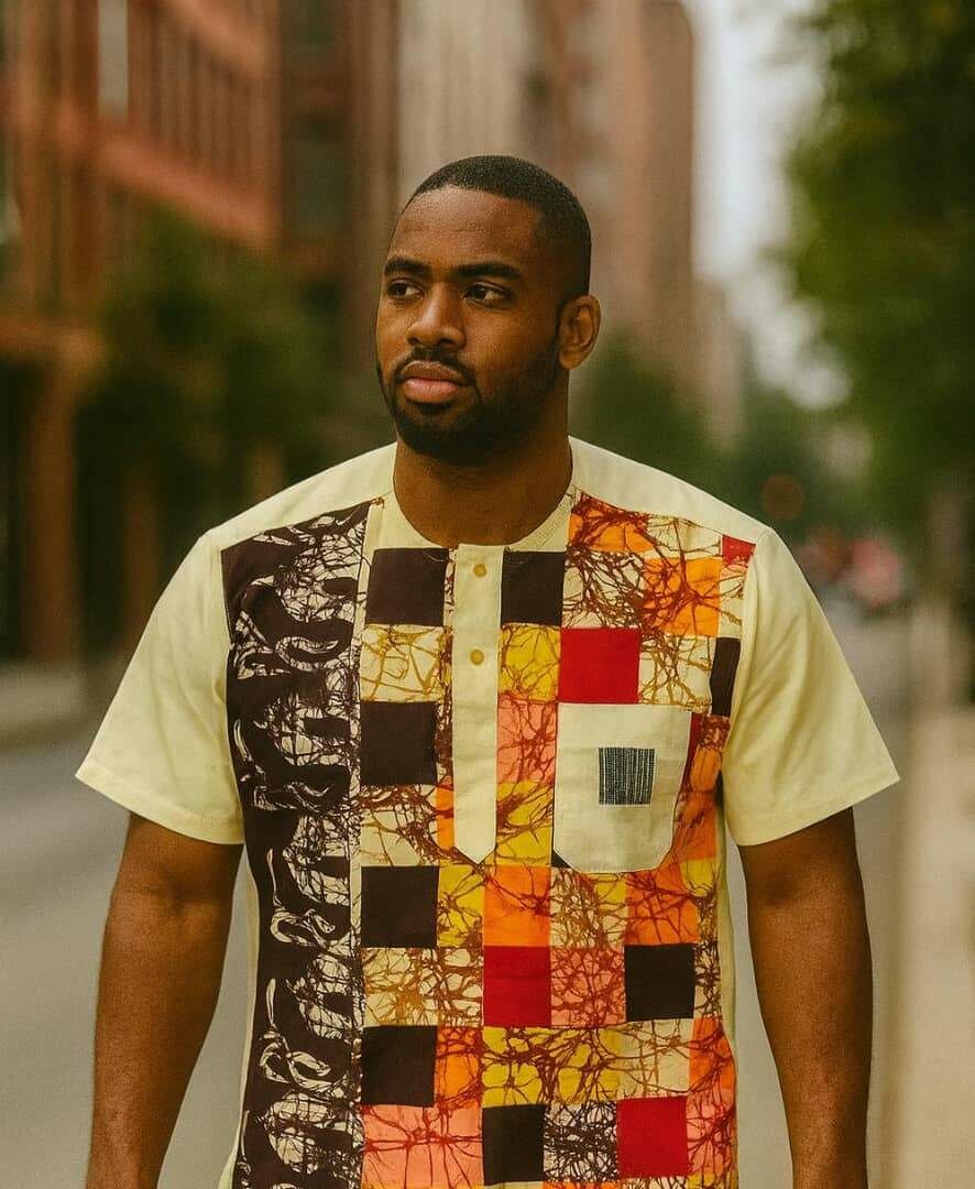 Chemise Africaine Élégante Homme