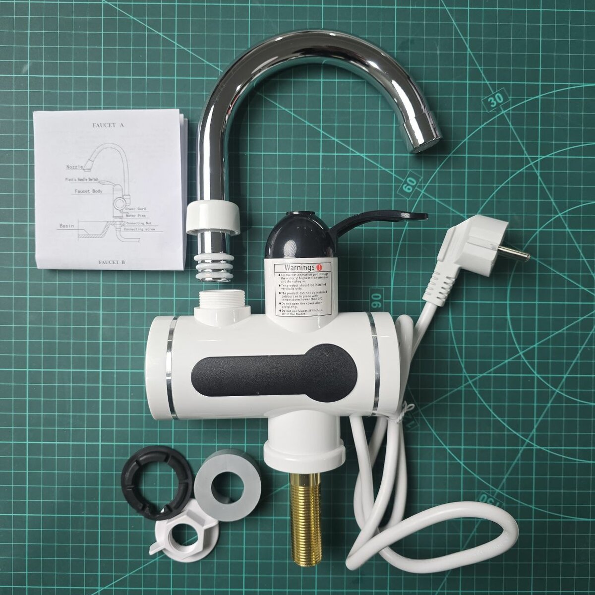 Electric Water heating tap | Electric Instant hot water Tap