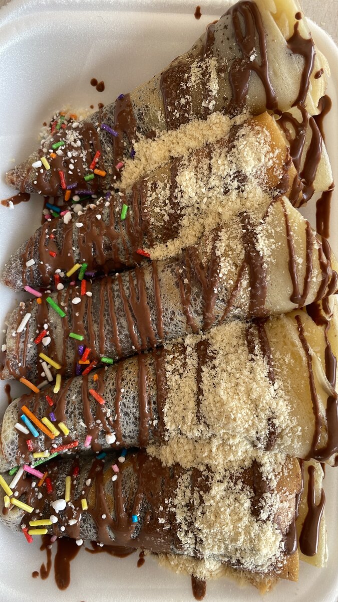 Délicieux crêpes sucrées