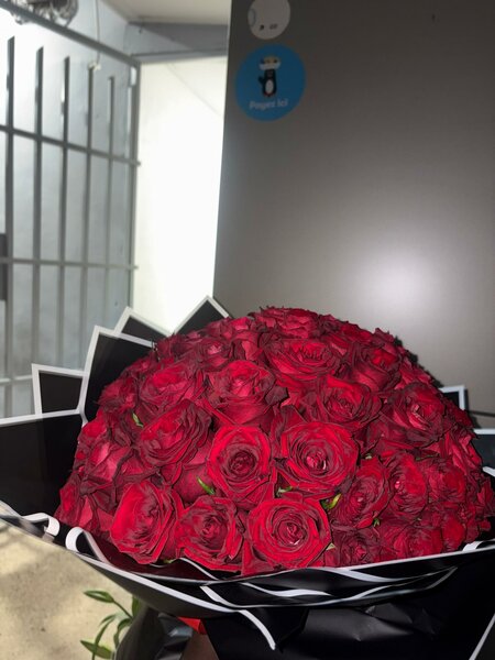 Bouquet de roses rouges