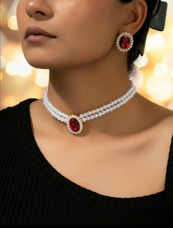 Bijoux Collier en perles