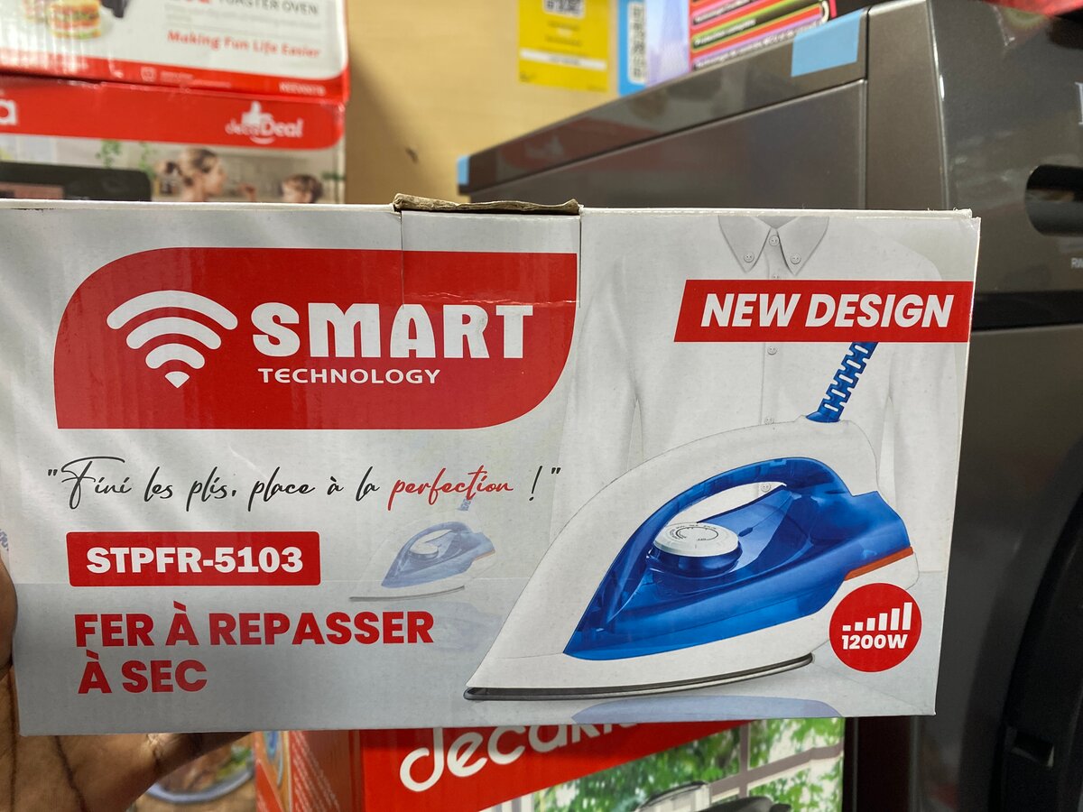 Fer à repasser à sec 1200W