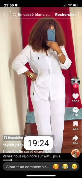 Ensemble Chemise et Pantalon Décontracté