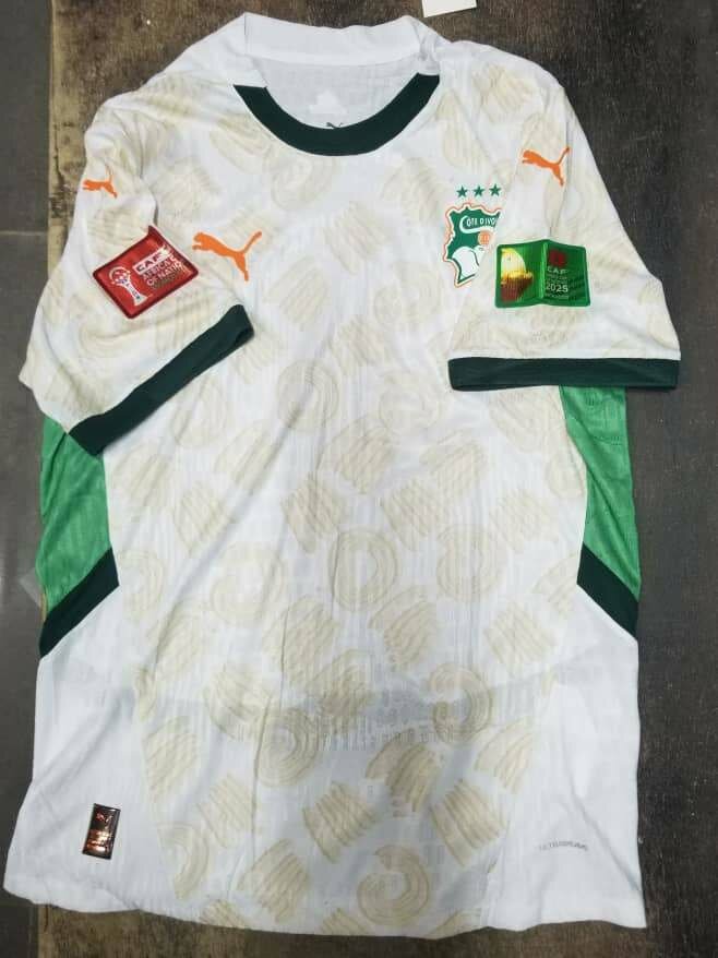 Maillot de côte d'ivoire