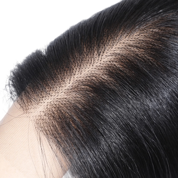 Perruque naturelle noire