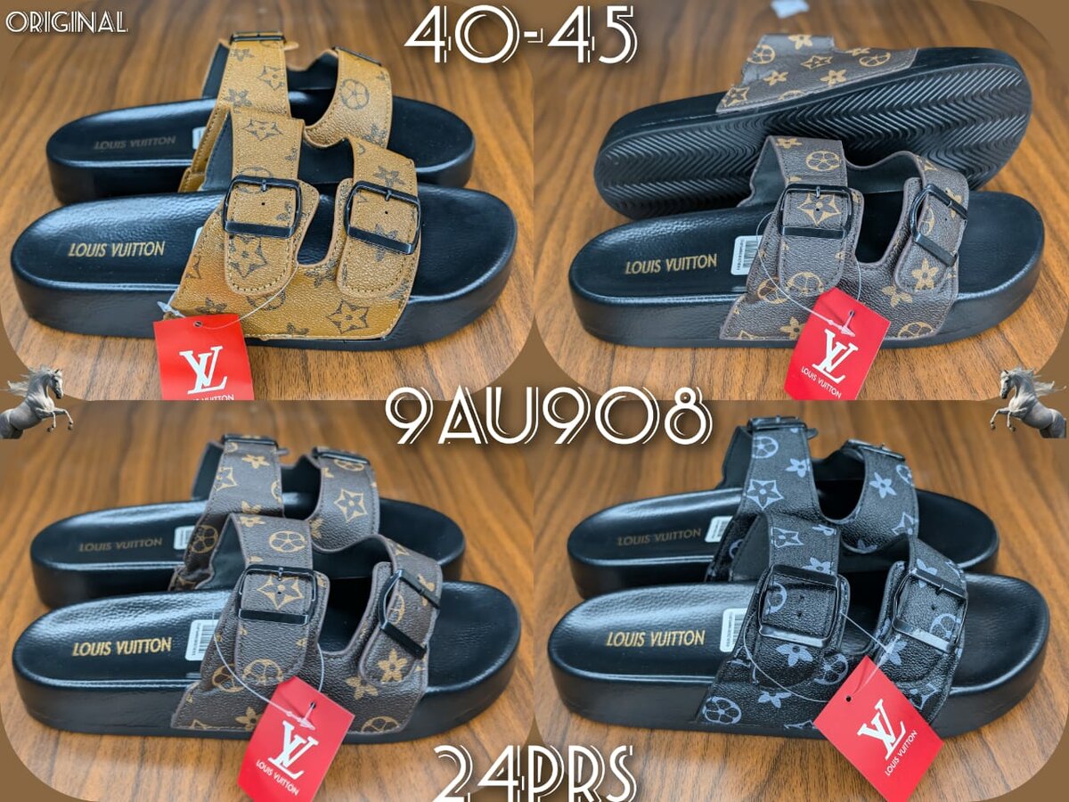 Sandales plates ZARA, CHANEL, Louis Vuitton