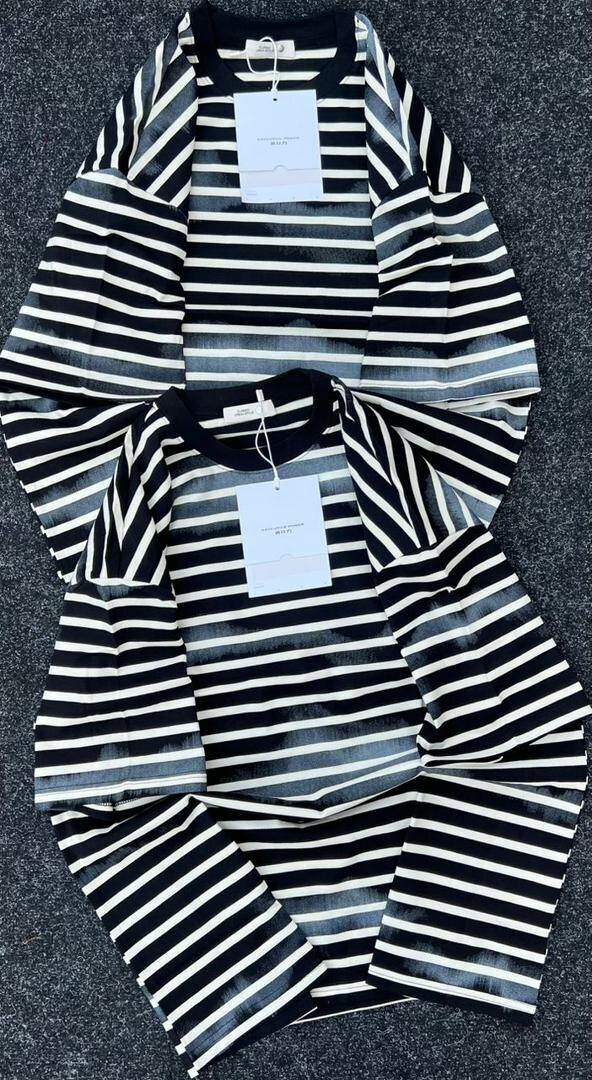 T-shirts rayés unisexes