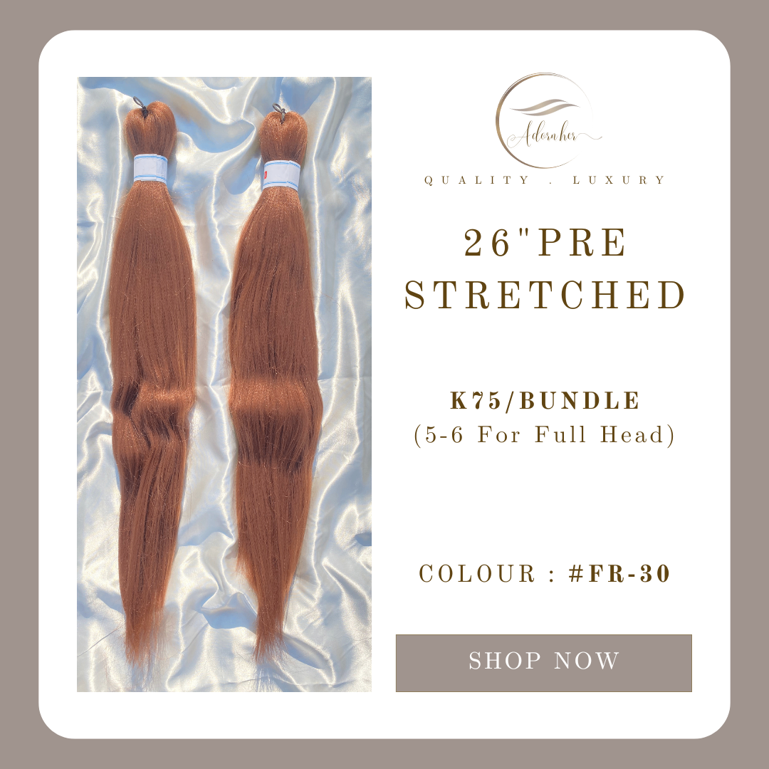 26 inch Prestretched - Colour FR-28#