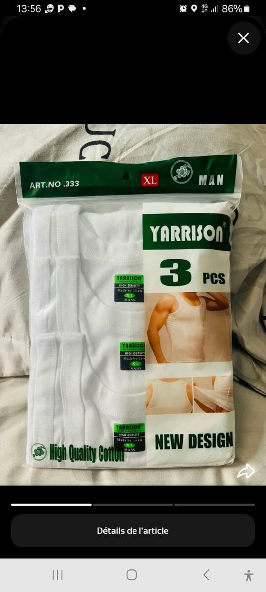 Yarrison T-Shirts Homme Col V