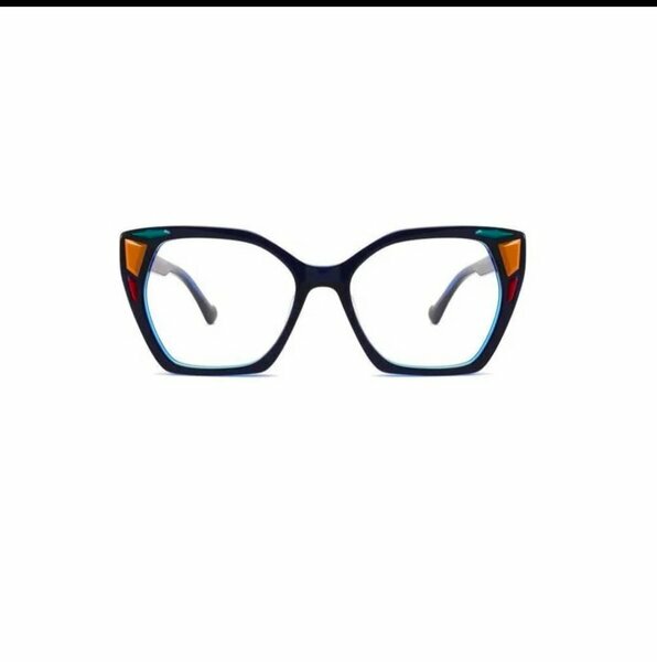 Lunettes papillon multicolores