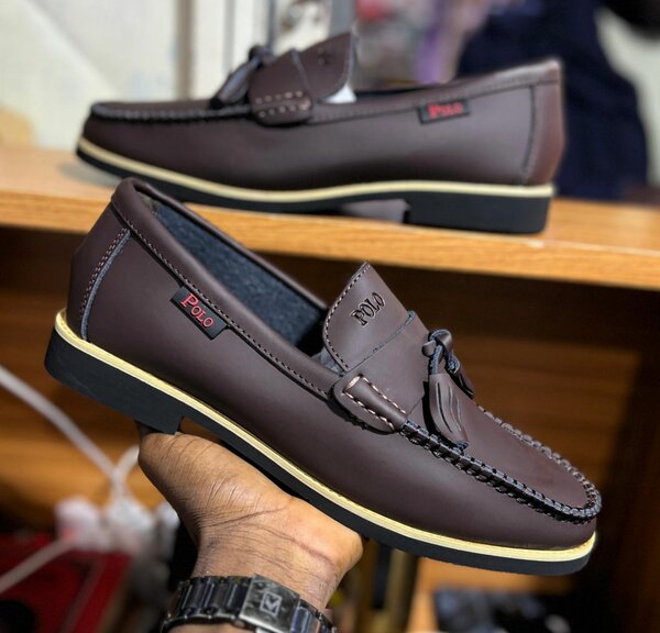 Mocassins en cuir élégants homme